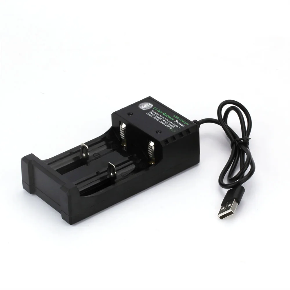 Катушка Отец Зарядное устройство 18650 US Plug с USB-кабелем Зарядные устройства для аккумуляторов 14500 18350 26650 Electronic Cigarette Mod on.