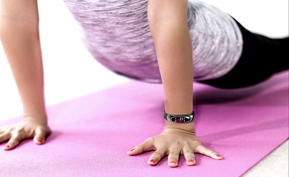 KingWear KR04 Bluetooth наушники Smartband 2 в 1 пульсометр Монитор артериального давления умный Браслет спортивный фитнес трекер группа