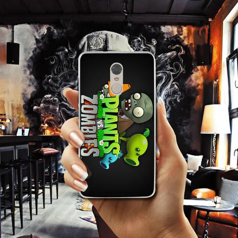 Plants Vs Zombies For Xiaomi Mi Redmi Note 2 3 3S 4 4X 4A 5 5S 6 8 A1 Pro Plus Shell Coque Soft TPU Silicone Mobile Phone Cases |