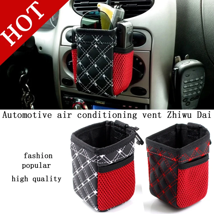

Free Shipping truck Bus car outlet cell phone pocket high quality red wine tuyeres grocery bags glove box garbage bucket