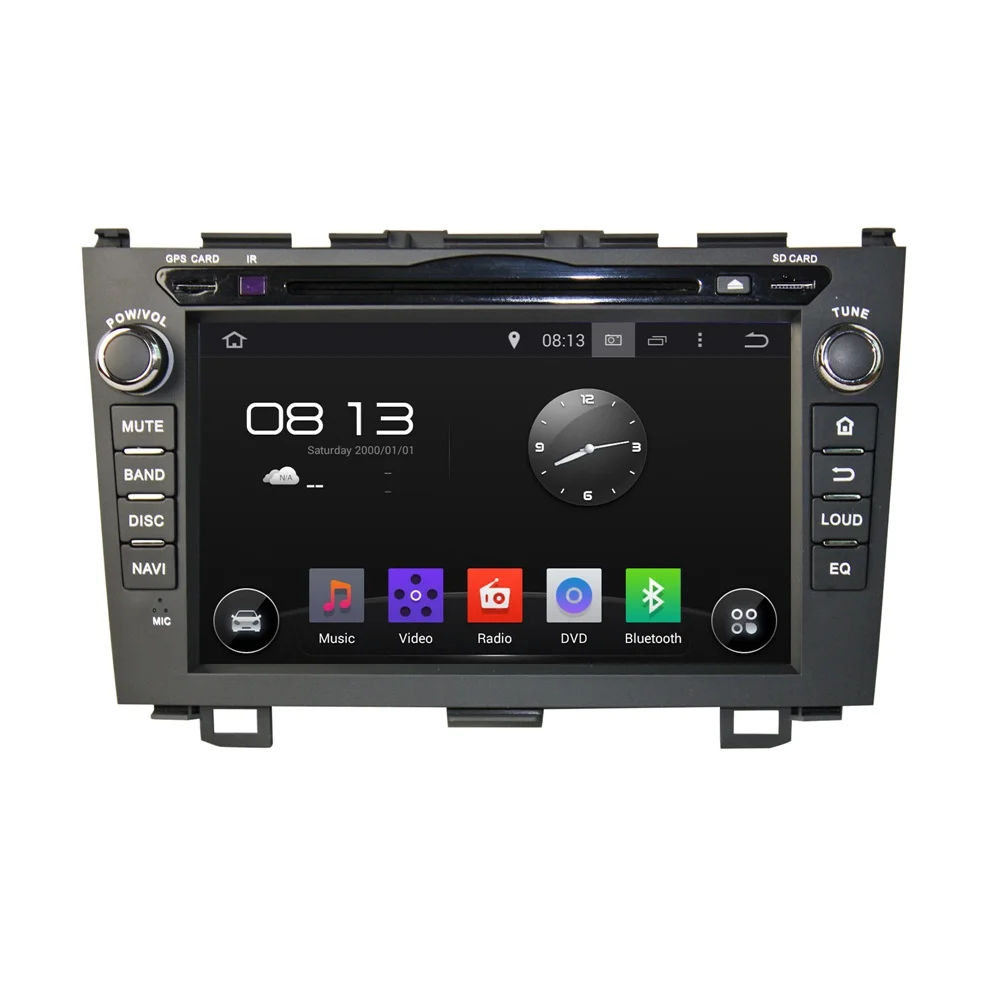 HD Quad Core 4 A9 1.6GHz 1024X600 Android 4.4.4 Car DVD Player Radio For Honda CRV 2006 - 2011 3G WIFI GPS Navigation USB VIDEO |