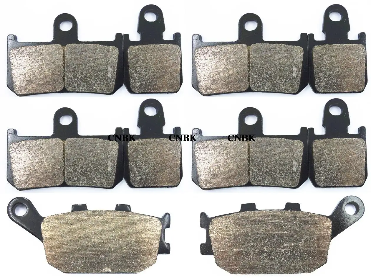 Комплект дисковых тормозных колодок F + R для YAMAHA 1000 YZF R1 6 поршень 2007 2008 2009 2010 2011 2012