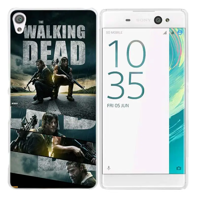 01 Чехол The Walking Dead H для sony Xperia XA XA1 X XZ Z5 Z1 Z2 Z3 M4 Aqua M5 E4 E5 C4 C5 Compact Premium жесткий прозрачный чехол для телефона - Цвет: 01