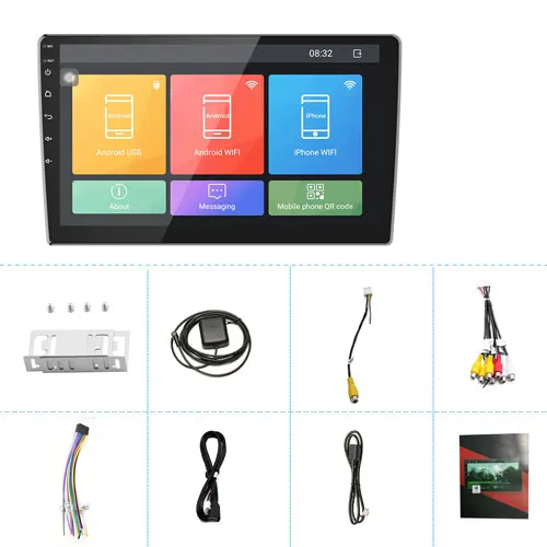 Car Mp5 Only Podofo 10,1 ''Android автомобильный Радио gps навигация Авторадио Мультимедиа DVD плеер Bluetooth wifi Зеркало Ссылка 2 Din автомобильный аудио стерео - Цвет: Car Mp5 Only
