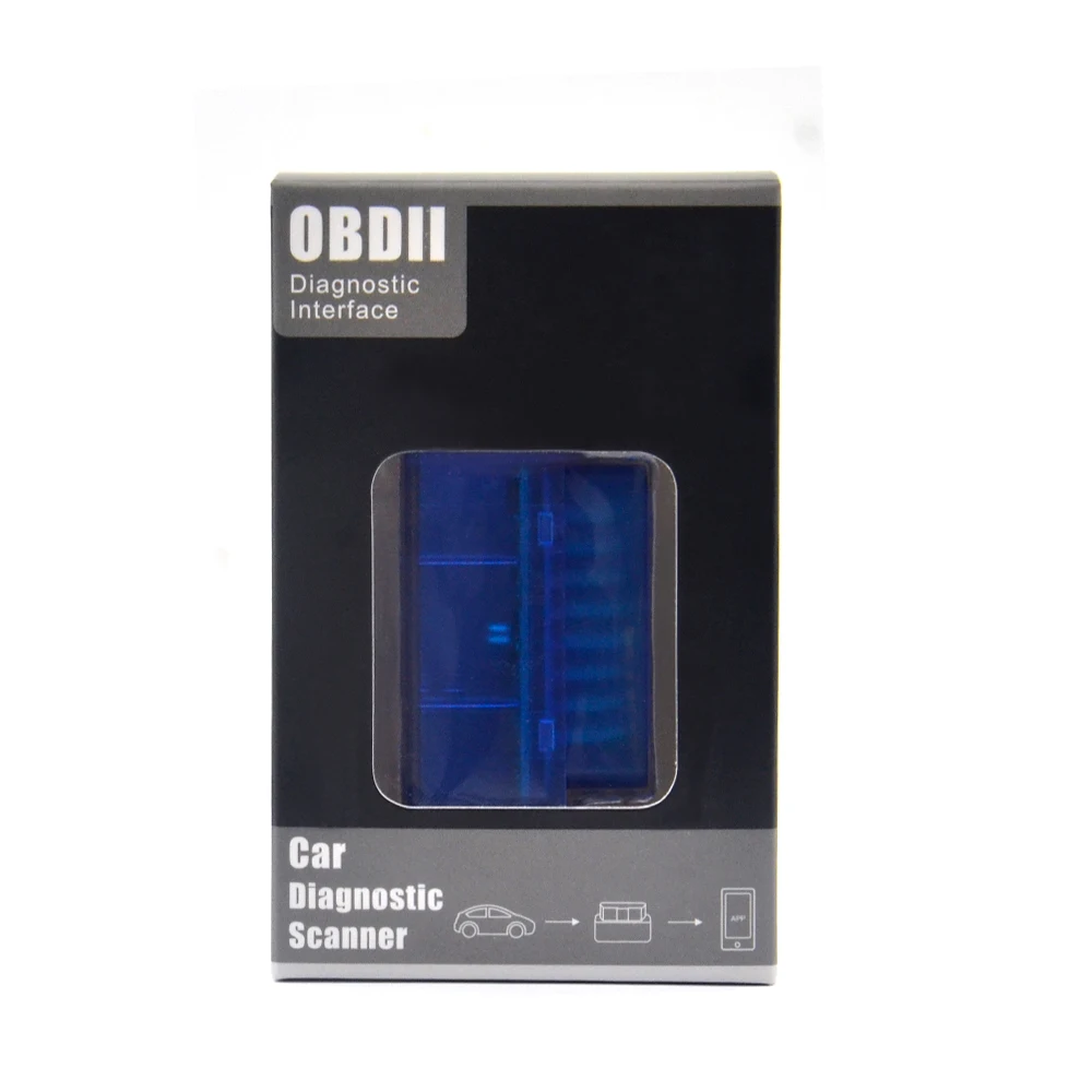 2019 Мини ELM327 V1.5 OBD2 автомобильный диагностический сканер Bluetooth настоящий чип PIC18F25K80