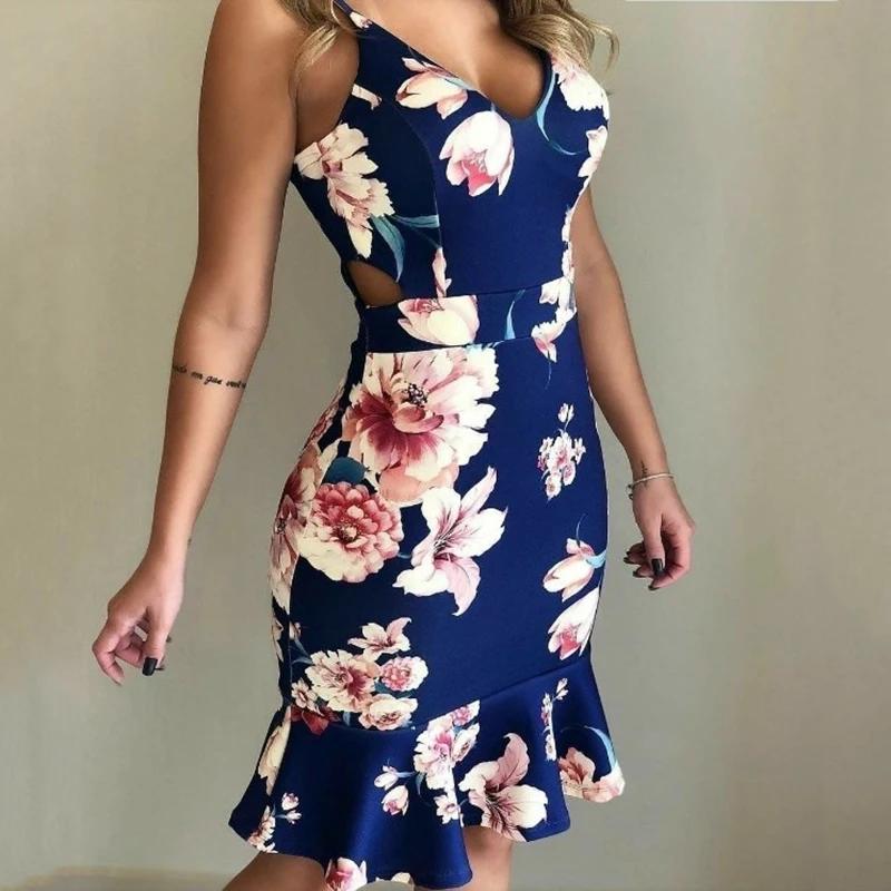 Женское платье повседневное Сексуальная винтажная длиной выше колена вечерние