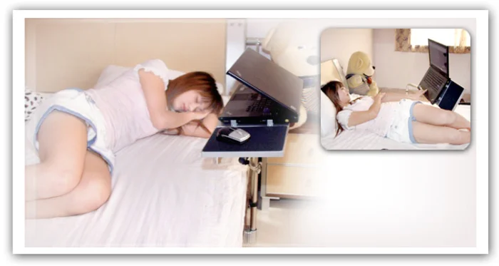 Складной прикроватный держатель для клавиатуры OK Tray вращение на 360 градусов