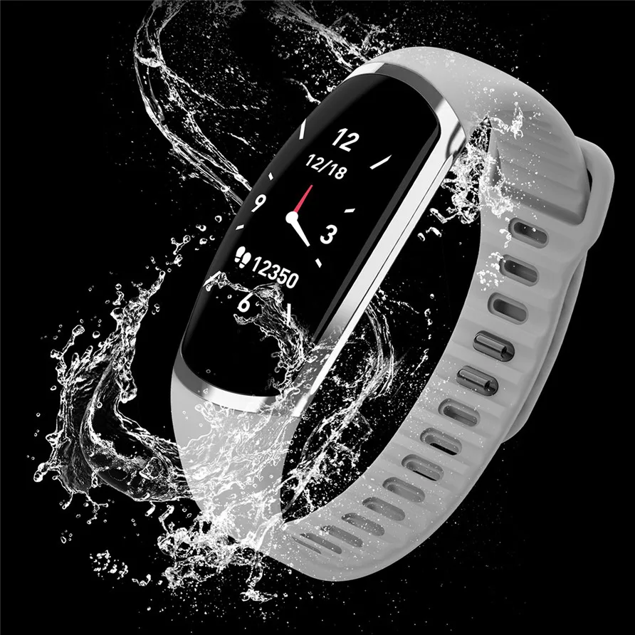 Смарт браслет R16 Android IOS пульсометр монитор сна кровяное давление фитнес трекер