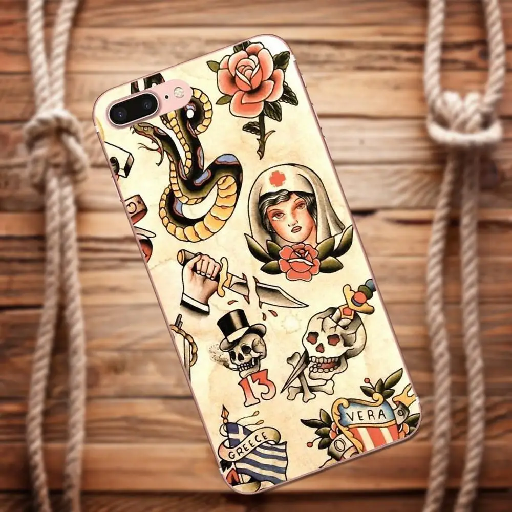 Vvcqod мягкий чехол для мобильного телефона Iphone 4 4s 5 5C 5S SE 6 S 7 8 Plus X Moto G G2 G3 моряк