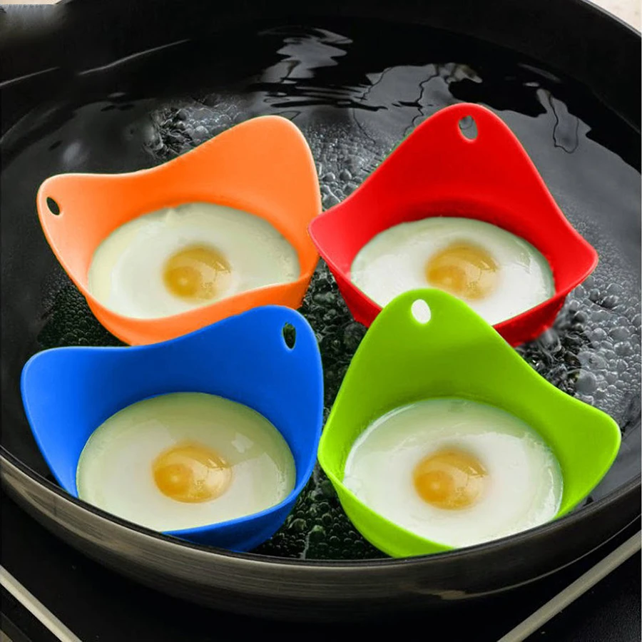 Дропшиппинг 4 шт./компл. Flexibe силиконовый яйцо Poacher повара Poach Pods кухонный