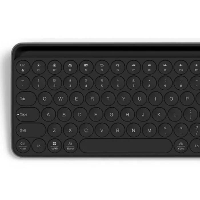Черный Xiaomi MIIIW Bluetooth 104 клавиатура 2,4G двойной режим поддерживает Windows/Mac/Android/iOS Мобильный планшет беспроводной Fingerboard Smart - Цвет: Черный