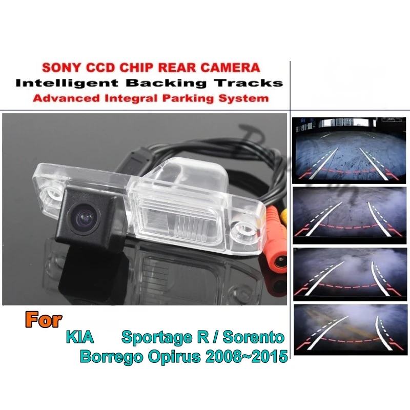 Смарт Камера заднего вида для KIA Sportage R Sorento Borrego Opirus 2008 ~ 2015|rear view camera|hd ccdrear camera |