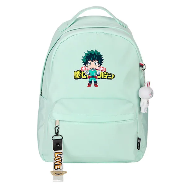 19 Аниме Мой герой Academy, мидория изуку Bakugou костюм кацуки для косплея Школьный Рюкзак Мультфильм походный рюкзак унисекс рюкзак Rugzak - Цвет: 19