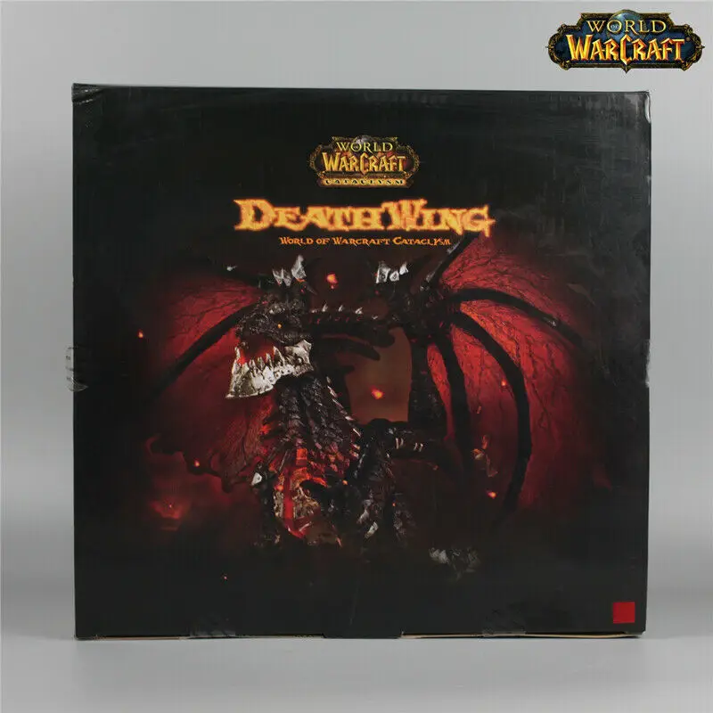 WOW Cataclysm Neltharion смерть крыло Рисунок Статуя с эффектом градиента света