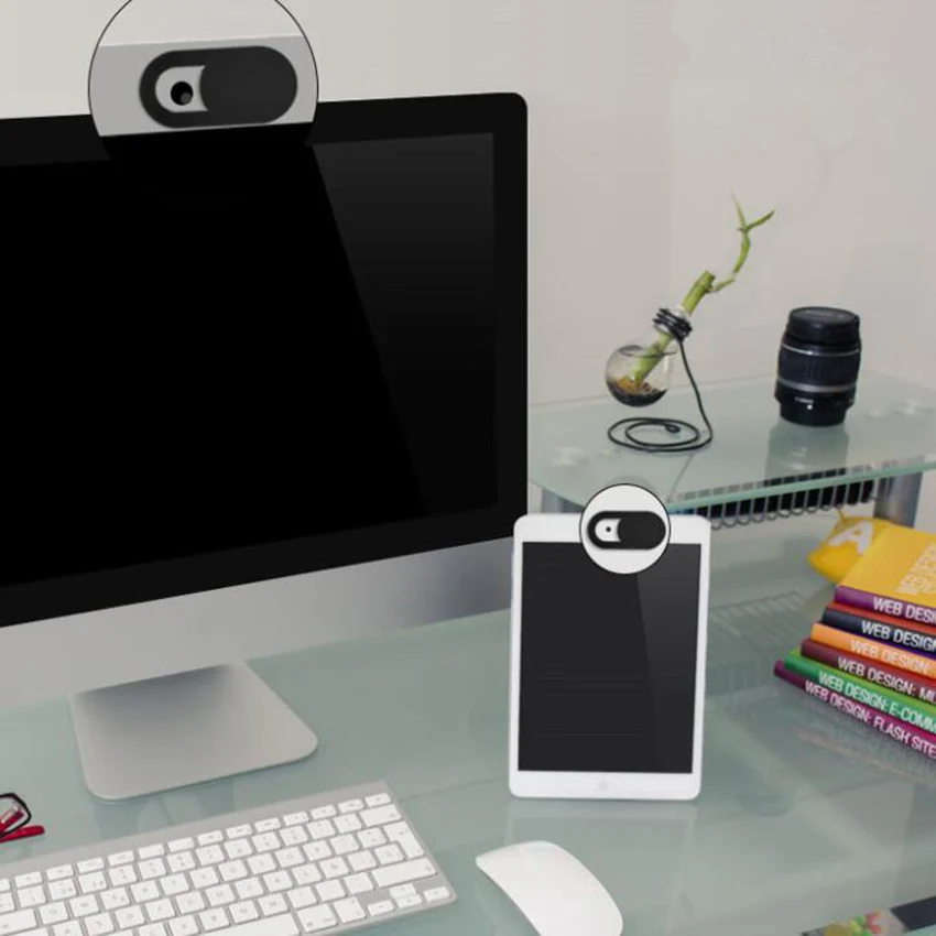 3 шт. крышка для камеры WebCam Shutter Magnet Slider из пластика для защиты конфиденциальности на ноутбуке, iPad, ПК, Mac и планшете.