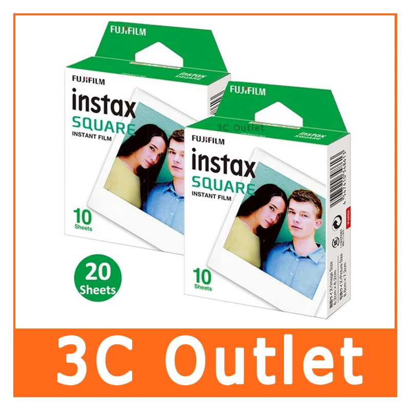 Fujifilm Instax Square SQ10 пленка 20 листов для Fuji формат мгновенной камеры|fujifilm instax|instax
