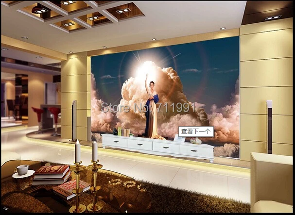 

2015 Hot Sale New Papier Peint Customize The Light Of Hope For Bedroom Wallpaper Living Room Sofa Backdrop Of Indoor Decorative