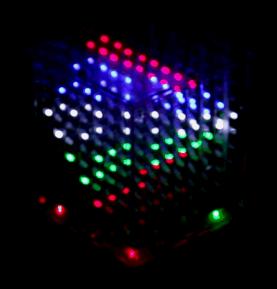 3D 8 8x8x8 многоцветный led cubeeds diy kit, наборы электронных, для Ardino с отличной анимацией