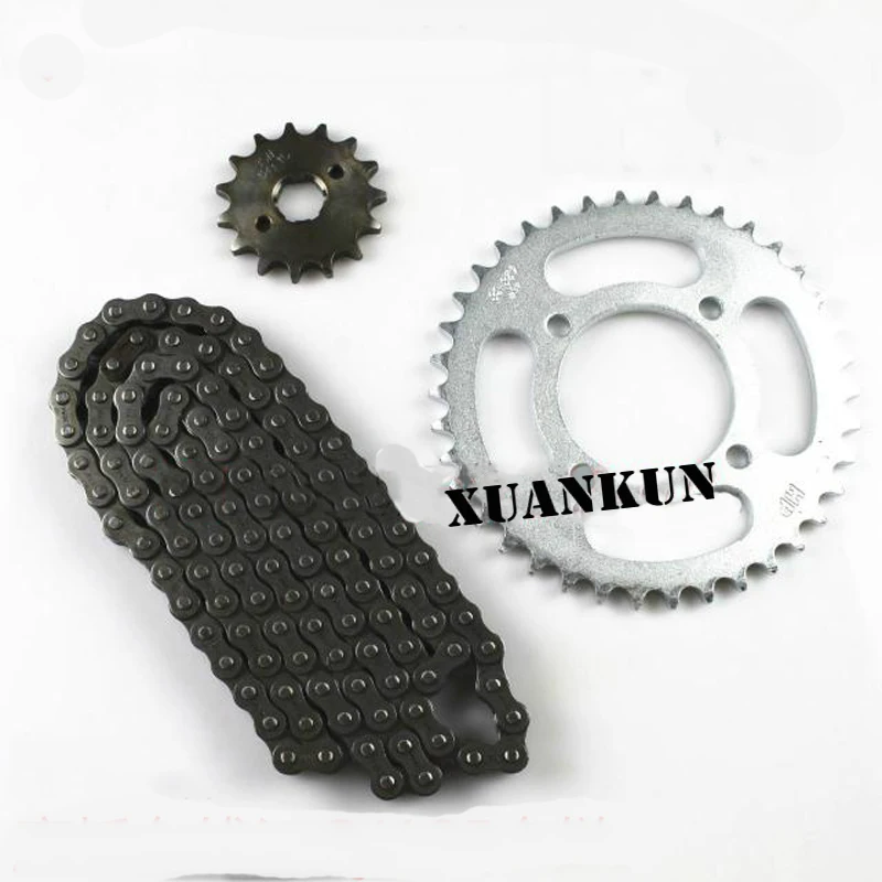 Цепь для мотоцикла XUANKUN 125 цепь колеса QJ 125|chain motorcycle|motorcycle chainchain wheel |