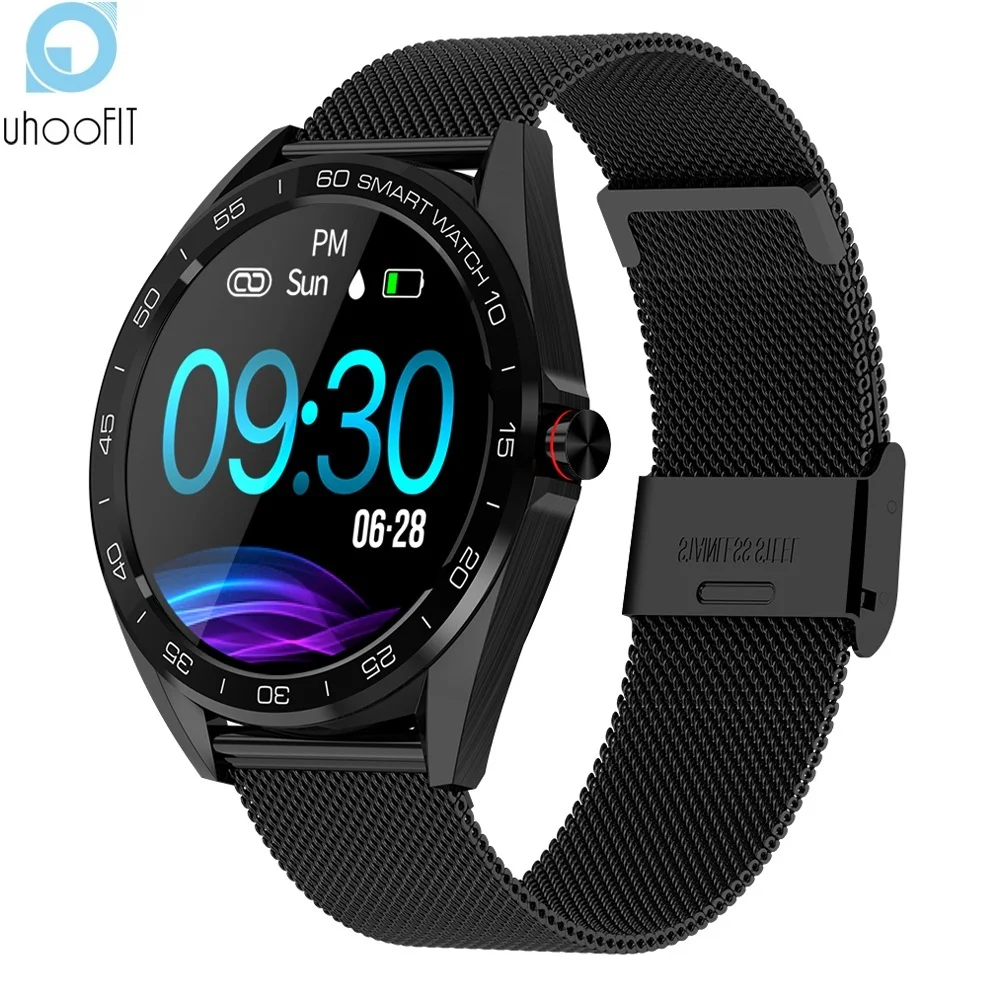 UHOOFIT K7 мужские спортивные 1 3 дюйма IP68 Водонепроницаемые Смарт-часы пульсометр