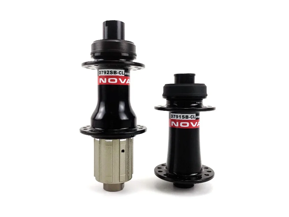 Велосипедные втулки Novatec D791SB CL центральный замок дисковый тормоз MTB через ось или