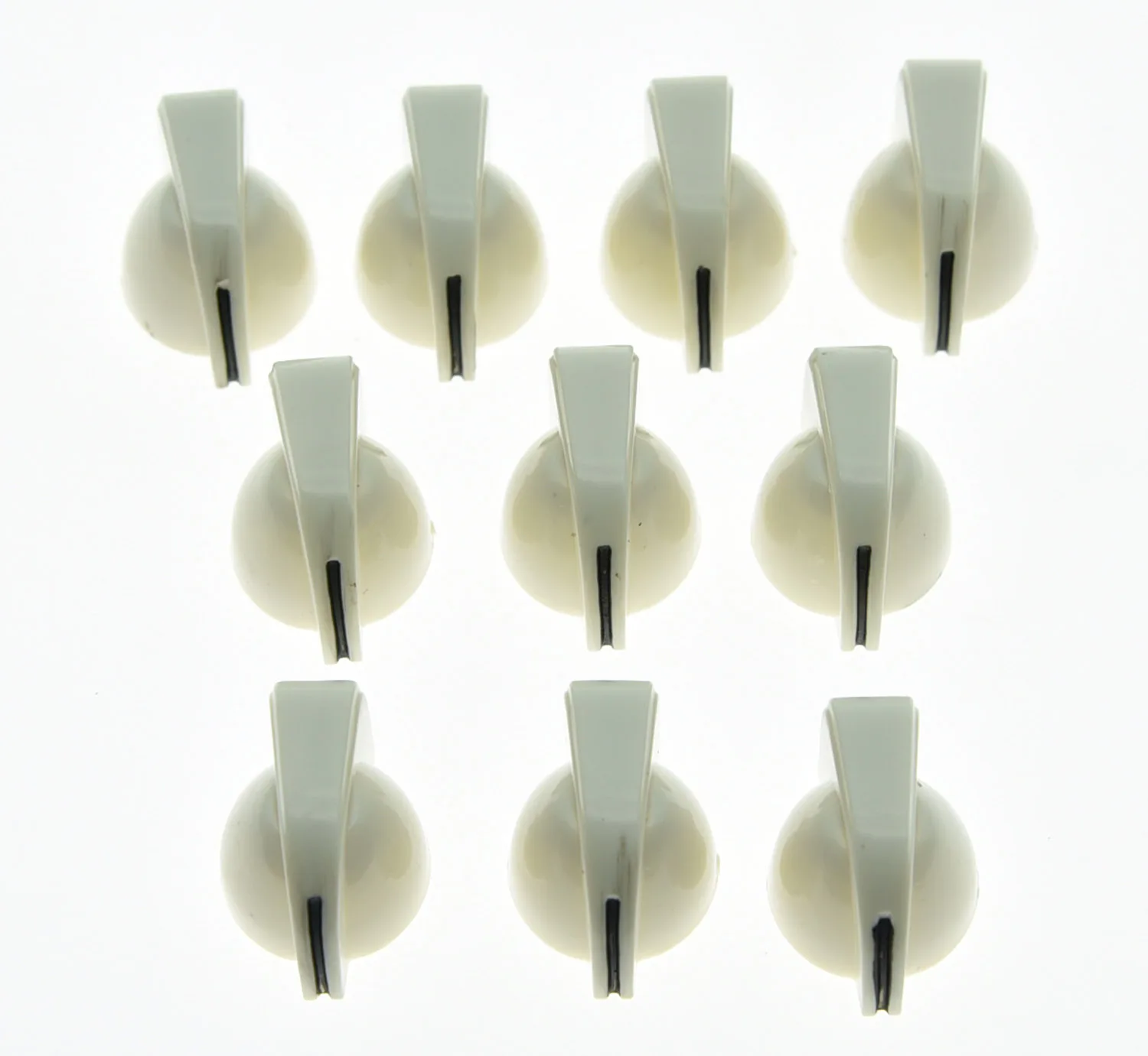 

Pack of 50 White Guitar Chicken Head Knobs Guitar Mini Effect Pedal Knob