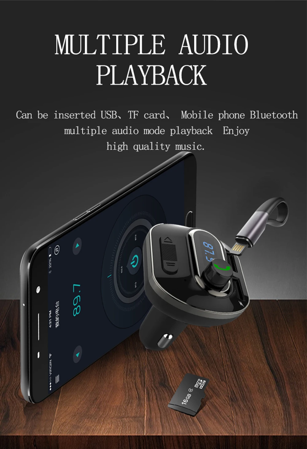 FM передатчик Bluetooth fm-модулятор автомобилей Bluetooth гарнитуры Car Kit MP3 аудио плеер Dual USB Автомобильное Зарядное устройство с ЖК-дисплей дисплей