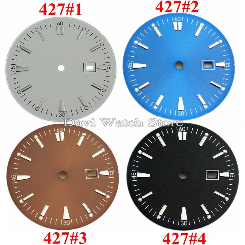 Стерильный циферблат BLIGER 35 мм подходит для часов Mingzhu DG2813/3804 | Наручные часы