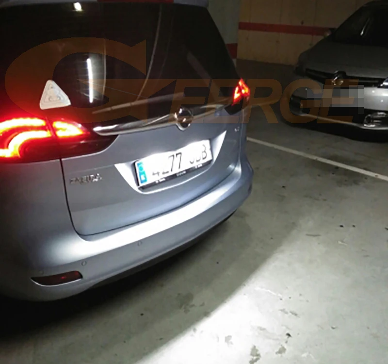 Для Opel Zafira Tourer C P12 2011- Pre-facelift отличный ультра яркий 3528 Epistar светодиодный светильник для номерного знака без ошибок