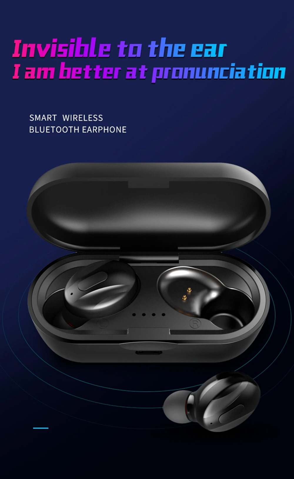 TWS Bluetooth наушники 5,0 беспроводные наушники Бас Спорт водонепроницаемый стерео игровая гарнитура с микрофоном зарядная коробка громкой связи