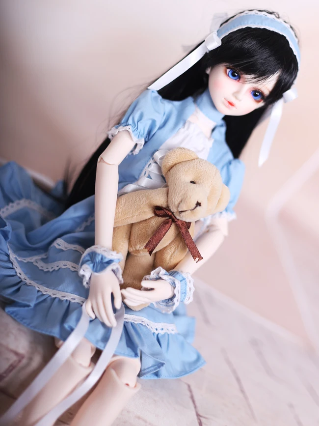 Одежда для куклы BJD/SD/синее платье масштаба 1/4 1/3 аксессуары одежды Bjd|doll clothes|sd doll