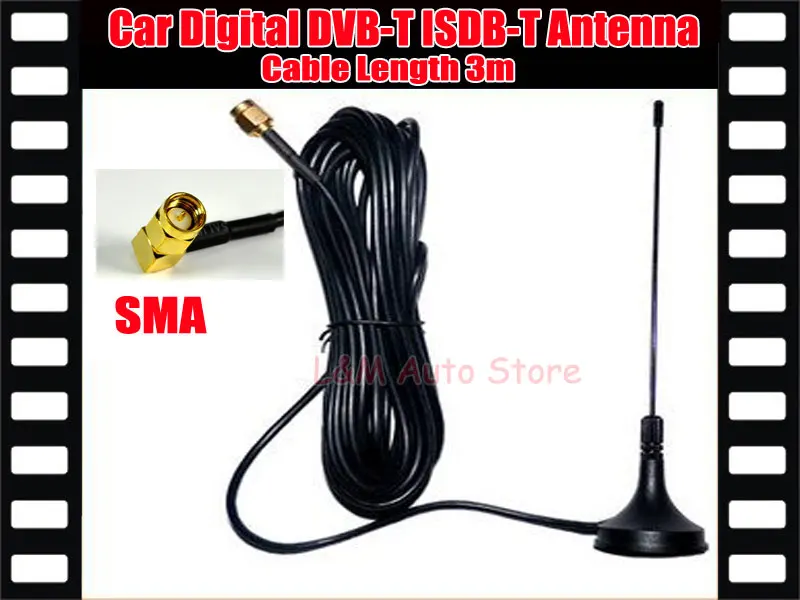 Цифровая ТВ-антенна пассивная Мобильная Автомобильная антенна DVB-T для