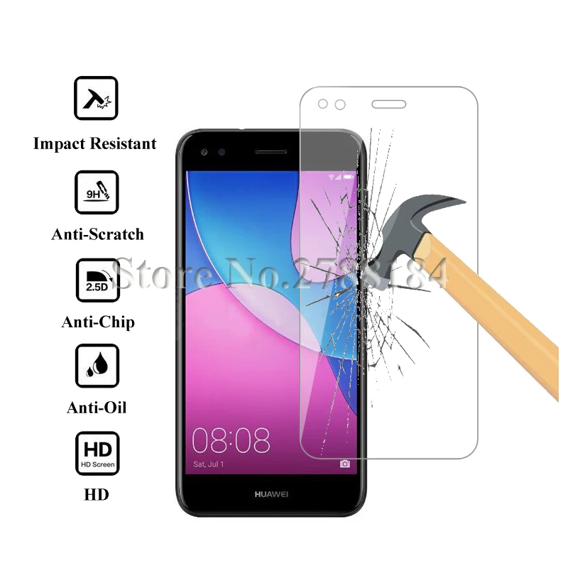 2 шт. абсолютная новинка! Премиум закаленное Стекло для huawei P9 Lite Mini 5,0 дюймов Экран протектор Защитная пленка, стекло для P9 Lite Mini Стекло
