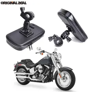 inizeal 360 rotating waterproof bike phone holder bag motorcycle stand soporte movil moto outdoor support for all smartphone free global shipping