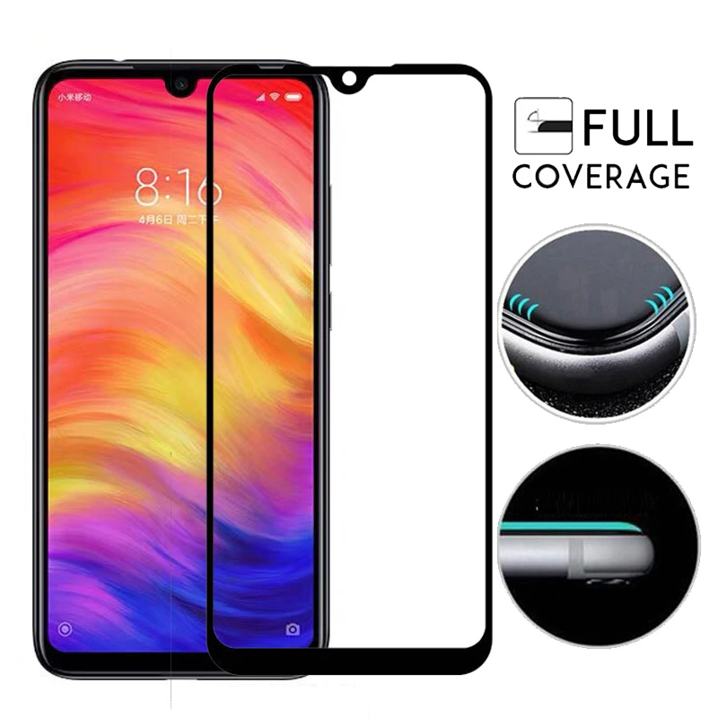 9H Премиум полное покрытие протектор экрана для Xiaomi Redmi Note 7 Pro защитная пленка