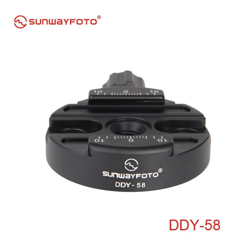 Дисковый зажим SUNWAYFOTO быстроразъемный для штатива DSLR ad Зажимная головка 58 мм