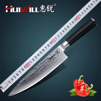 huiwill luxurious japanese vg10 damascus steel 8 kitchen chef knife japanese slicing meat knife vegetable knife