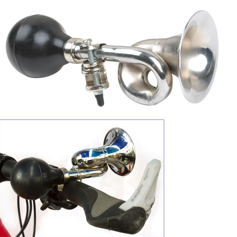 Retro Bike Bell Metal Twist Loudspeaker Siren Hooter Snail Air Horn For Cycyling Bicycles &T8 | Спорт и развлечения