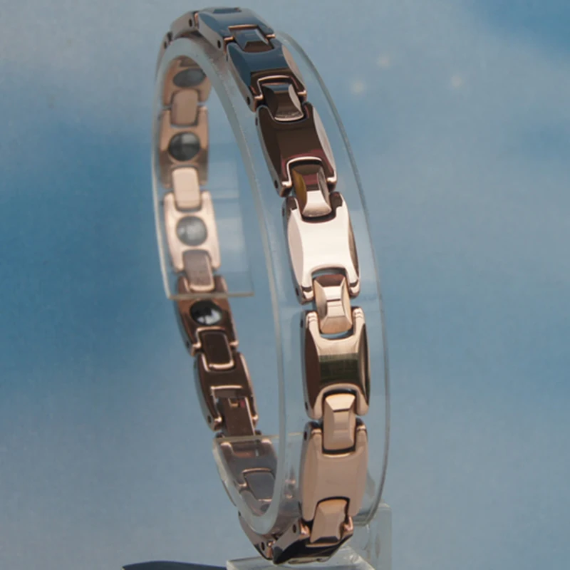 Классические женские ювелирные изделия из розового золота ширина 8 мм