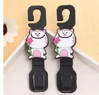 Авто вешалка на подголовник заднего сиденья с Мультяшные крючки милые клипсы для