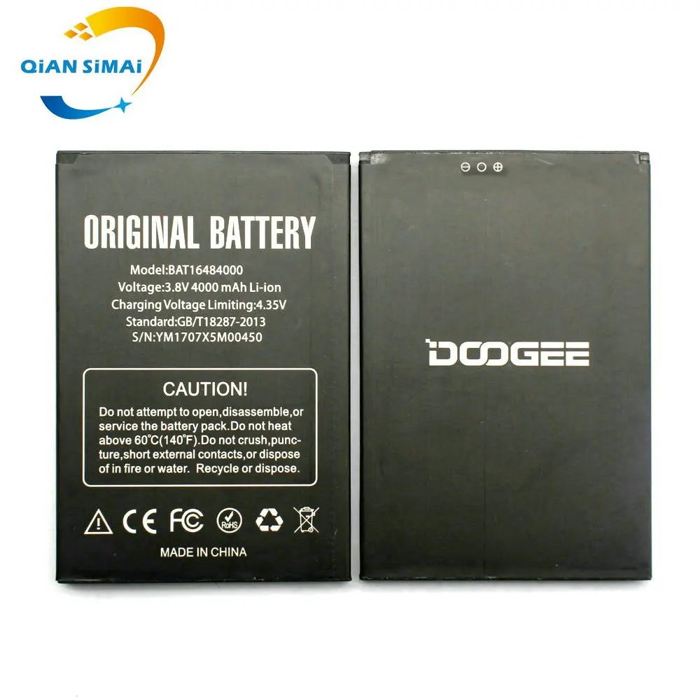 Новый BAT16484000 4000 мА/ч Батарея Замена Для DOOGEE X5 MAX X5MAX мобильный телефон + код для