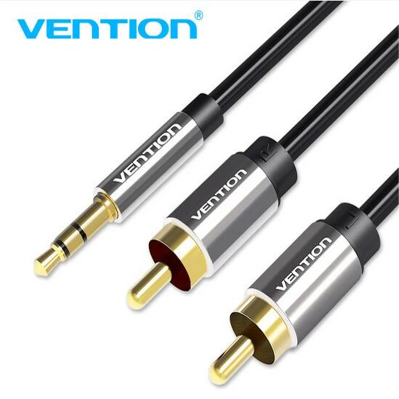 Кабель rca Vention со штекером 2 на штекер 3 5 аудиокабель м кабель aux для Edifer домашнего