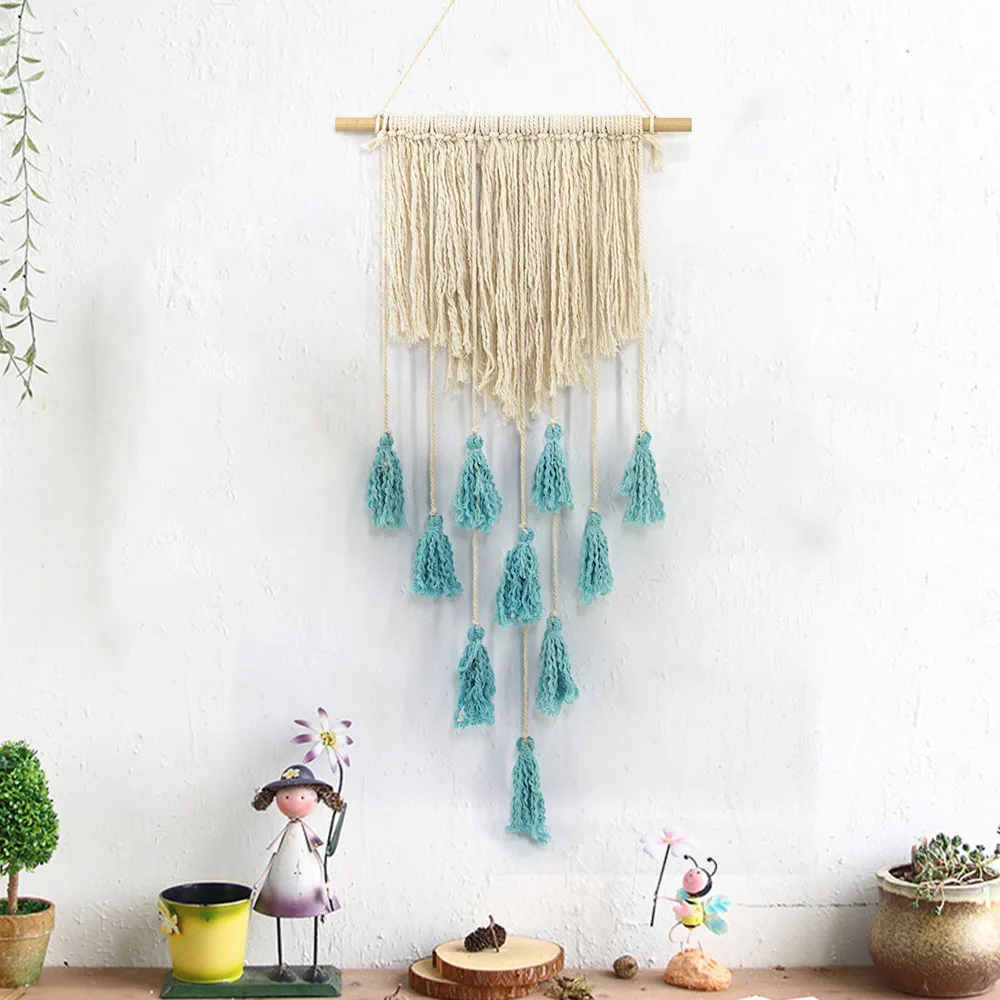 WLG decoracion habitacion ручной работы подвесные украшения кисточка ткачество домашний