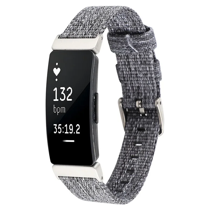 Нейлоновый ремешок для Fitbit Inspire HR Браслет Ремешок Для часы тканевый замена Смарт