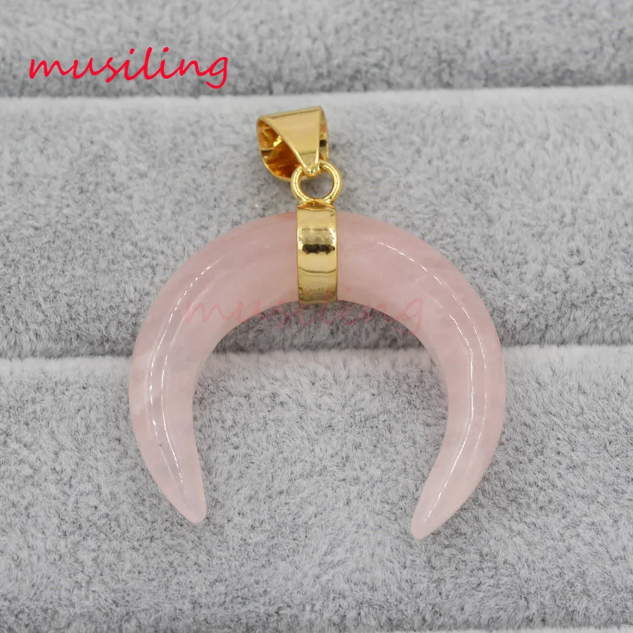Хрустальные подвески из натурального камня в форме рога Ox с маятником аксессуары