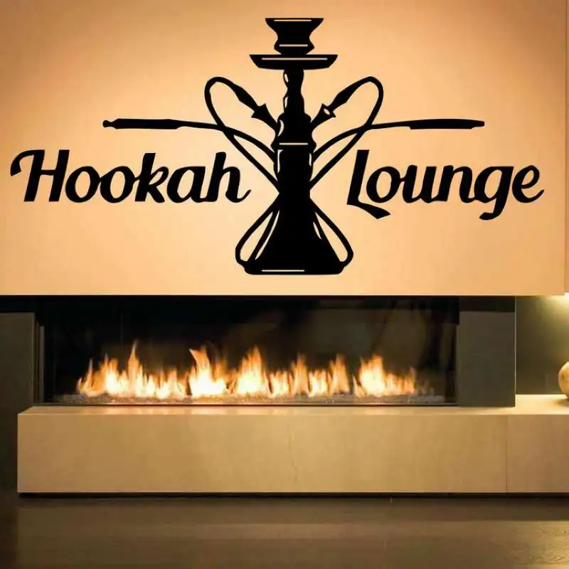 Hookah Shop Wall Sticker Car Decal Vinyl Stickers Decor Mural Art Living Room Home Decoration Shisha Smoking Smoke | Дом и сад