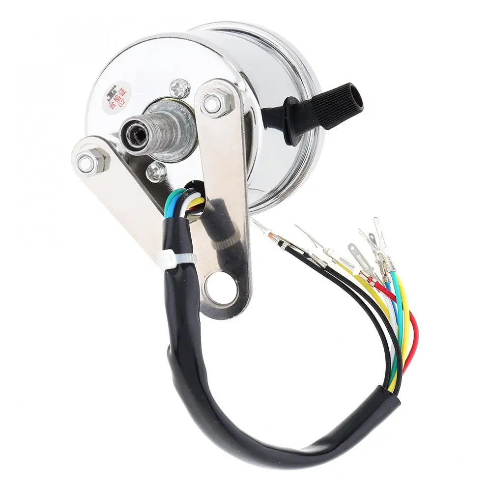 Универсальный мотоциклетный Спидометр 12В металлический чехол винтажный двойной