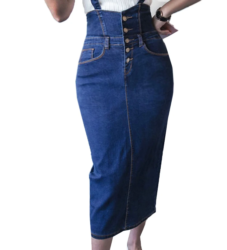 Джинсовые юбки женские 2019 Новый Bodycon юбка миди размера плюс S ~ 3XL Jupe эластичный Faldas
