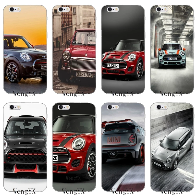Клёвый автомобиль mini cooper силиконовый мягкий чехол для телефона для samsung Galaxy S3 S4 S5 S6 S7 край S8 S9 плюс мини обратите внимание на возраст 3, 4, 5, 8