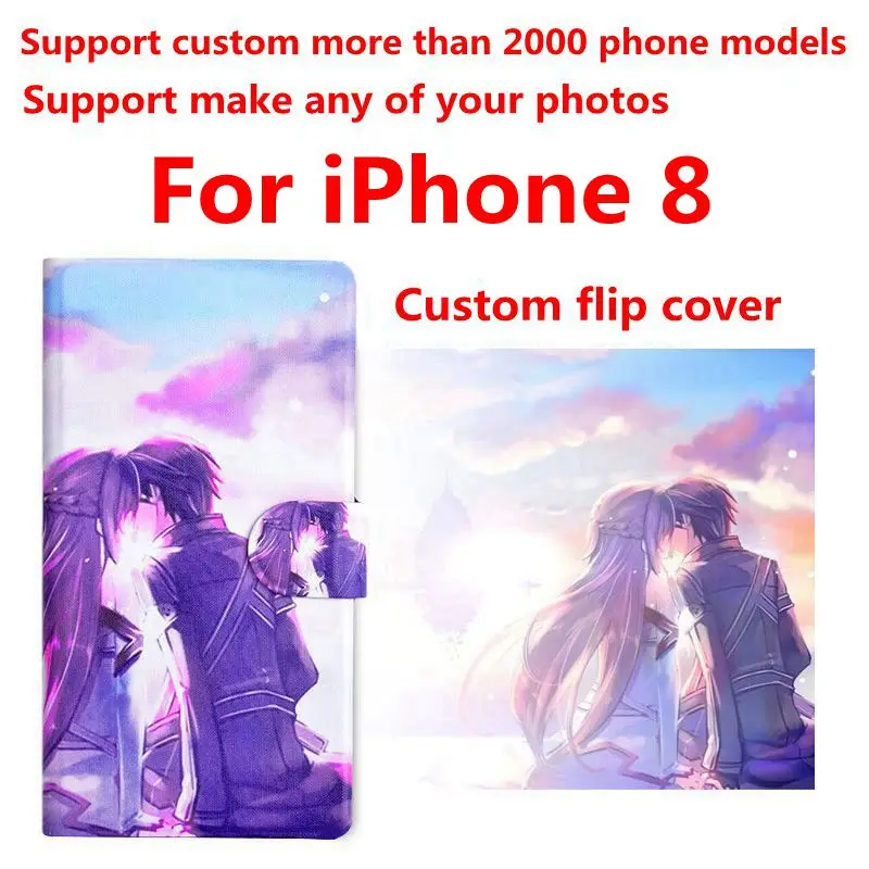 Чехол книжка из искусственной кожи для iPhone 8|cover for iphone|flip coverfor iphone |
